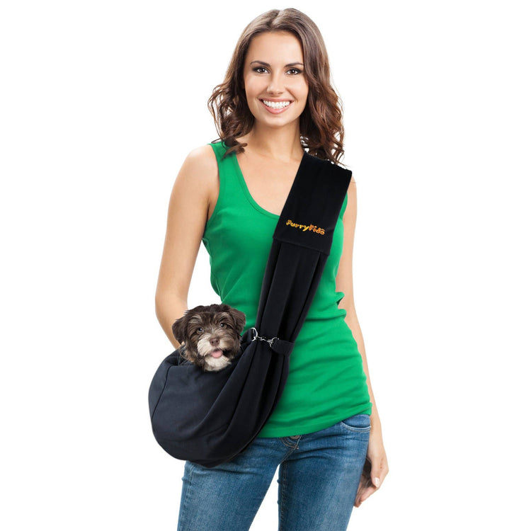 Black Reversible Puppy Sling