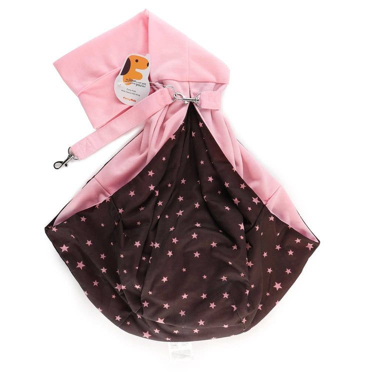 Pink Reversible Puppy Sling