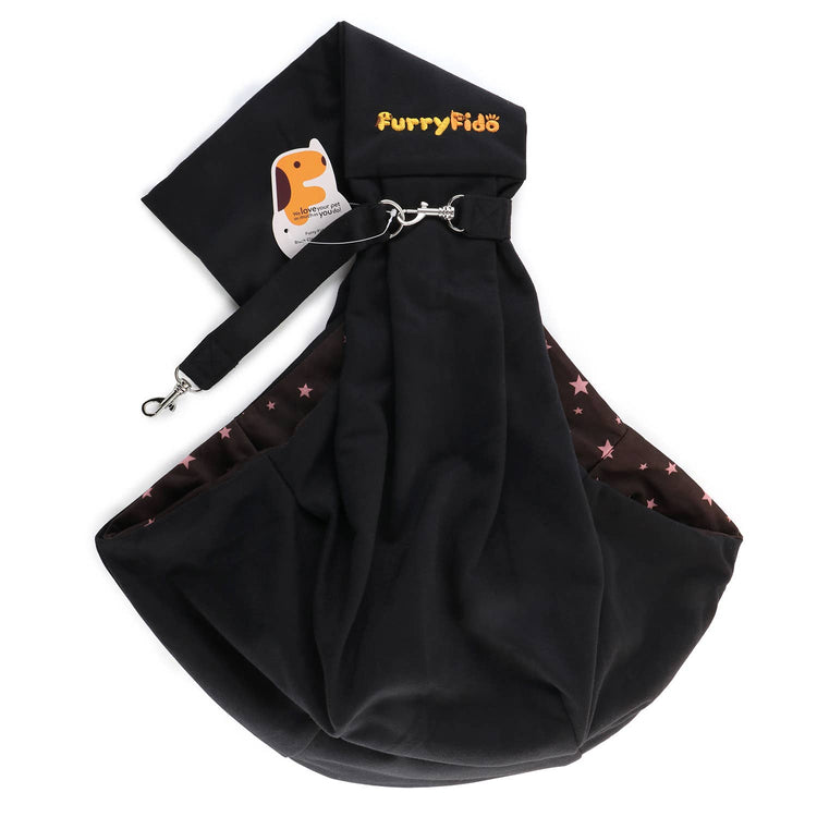 Black Reversible Puppy Sling