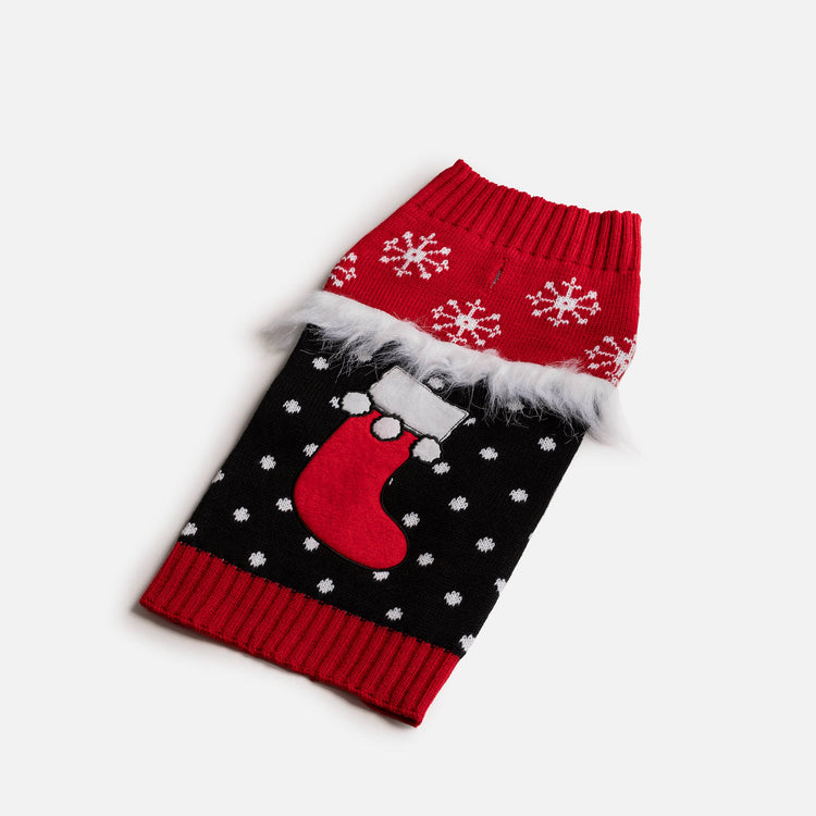 Polka Stocking Christmas Jumper