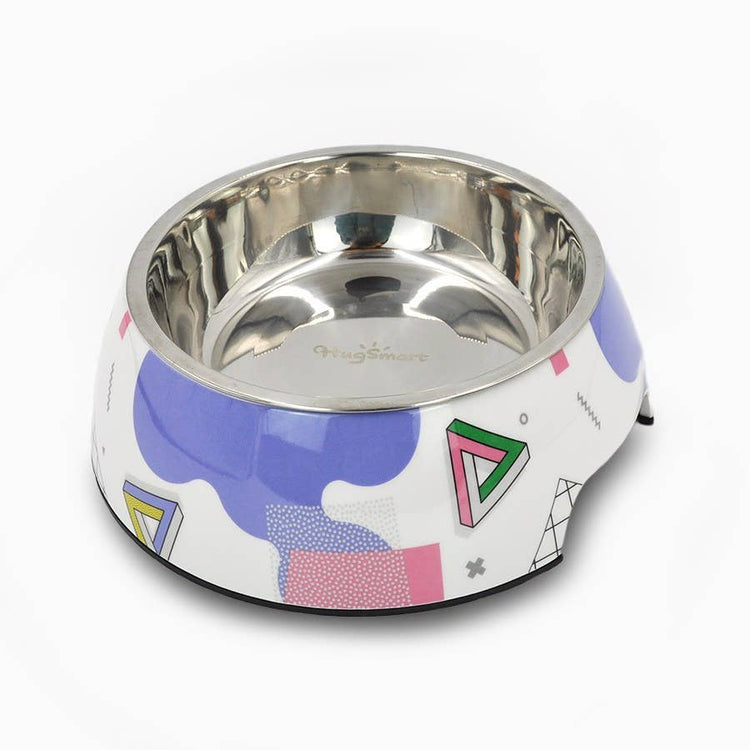 Purple Shapes Bowl