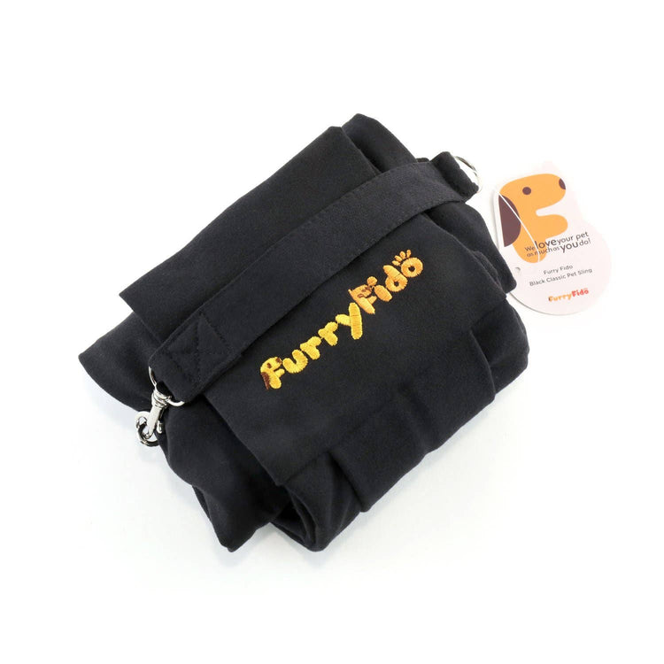 Black Reversible Puppy Sling