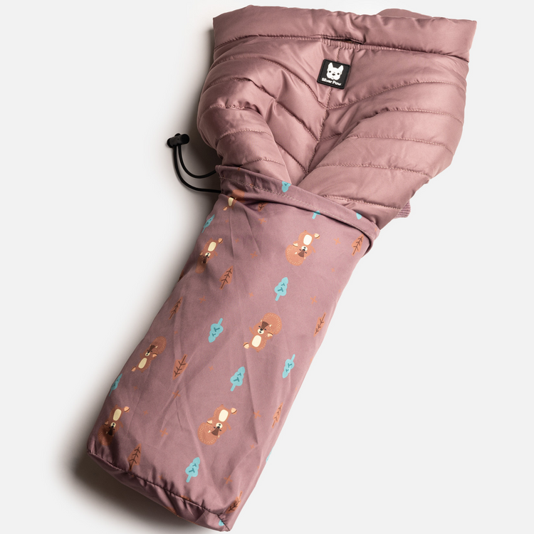 Dusty Pink Woody Puffer Jacket