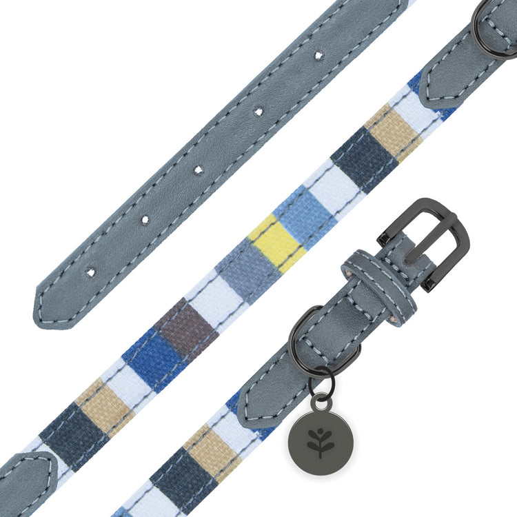 Grey Stripe Collar