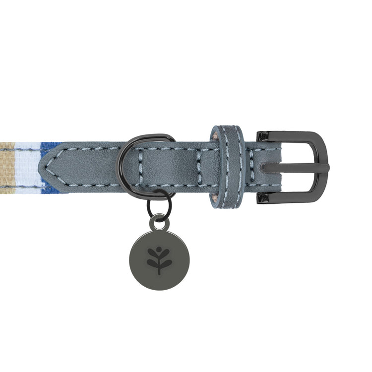Grey Stripe Collar