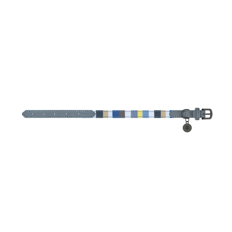 Grey Stripe Collar