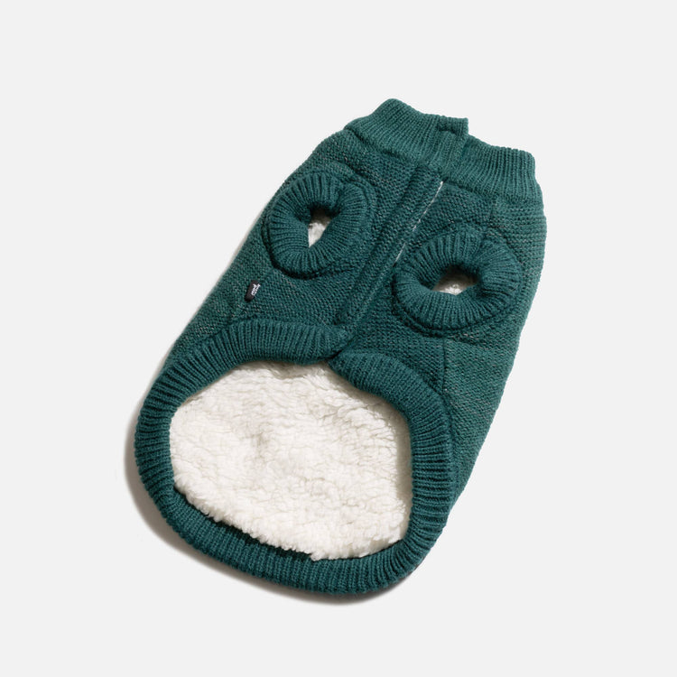 Teal Sherpa Sweater