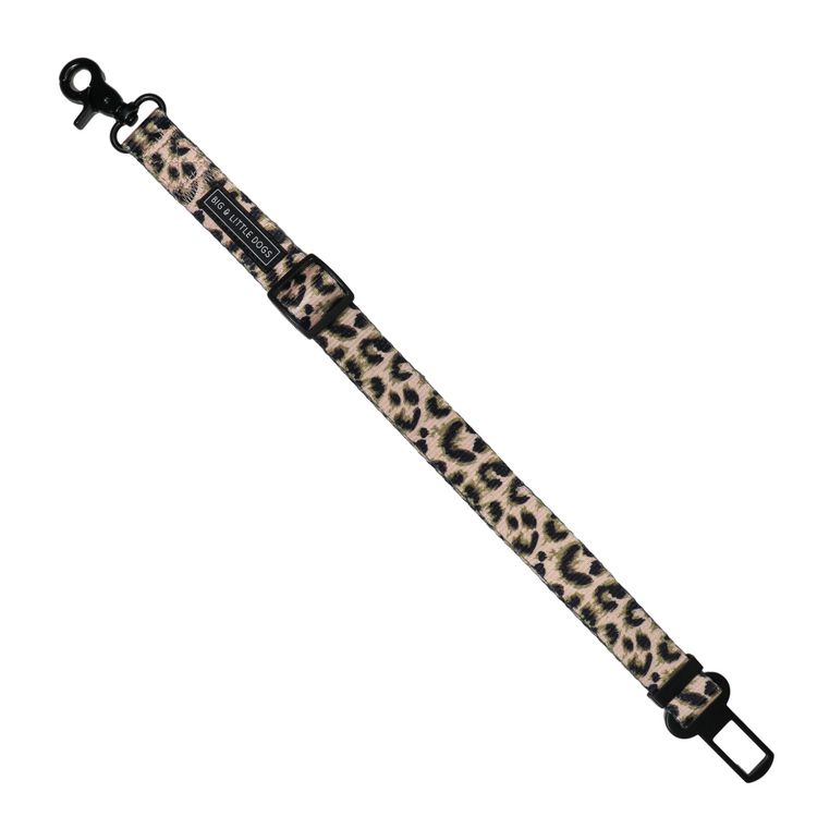Luxurious Leopard Car Seat Belt Restraint