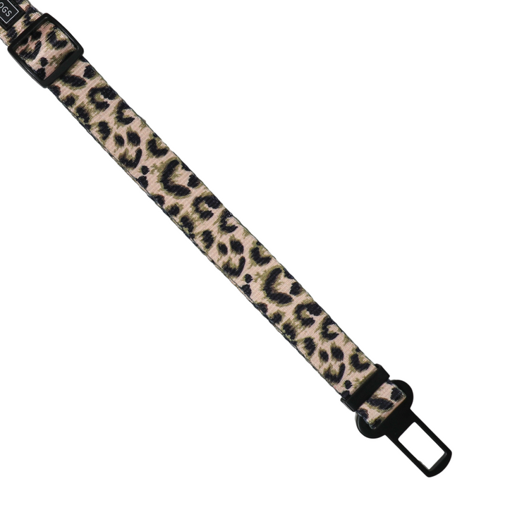 Luxurious Leopard Car Seat Belt Restraint