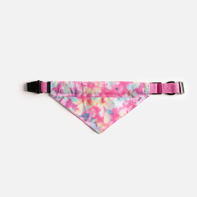 Pink Tie Dye Bandana Collar