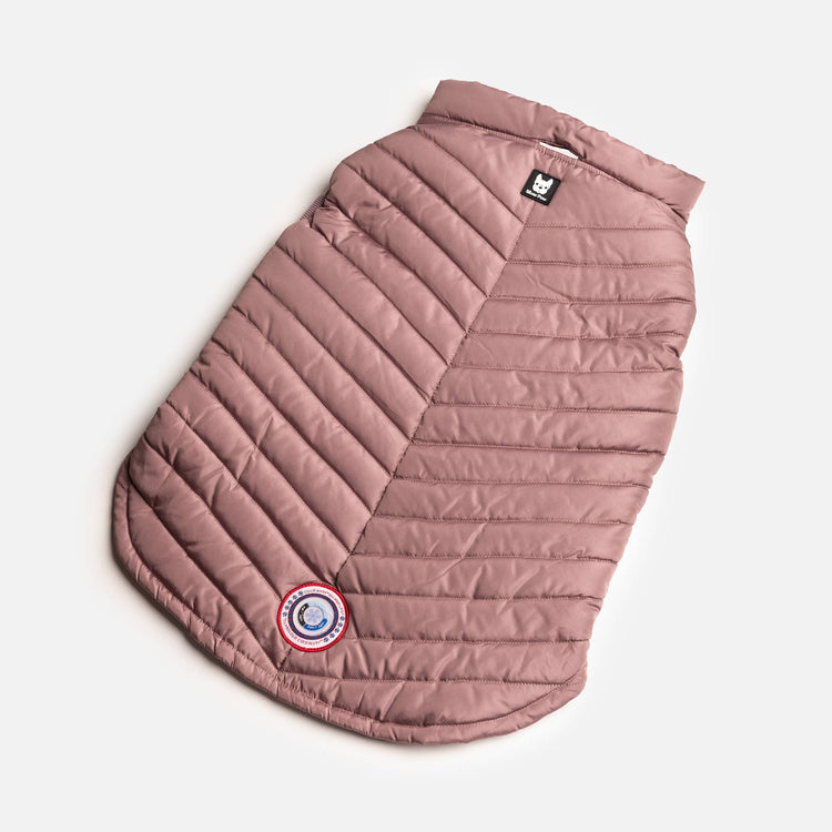 Dusty Pink Woody Puffer Jacket
