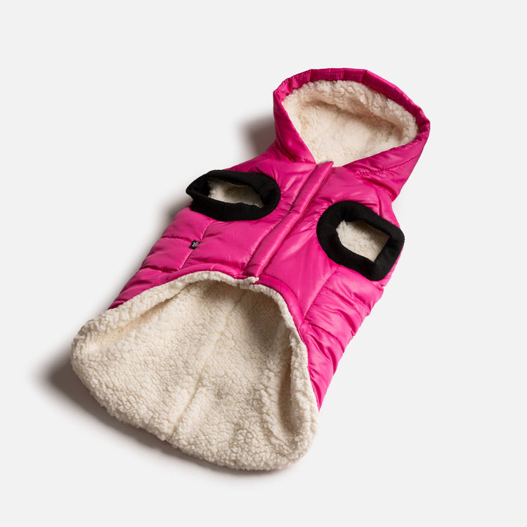 Raspberry Pink Puffer Jacket