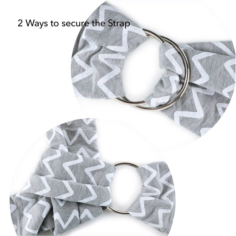 Chevron Grey Adjustable Puppy Sling
