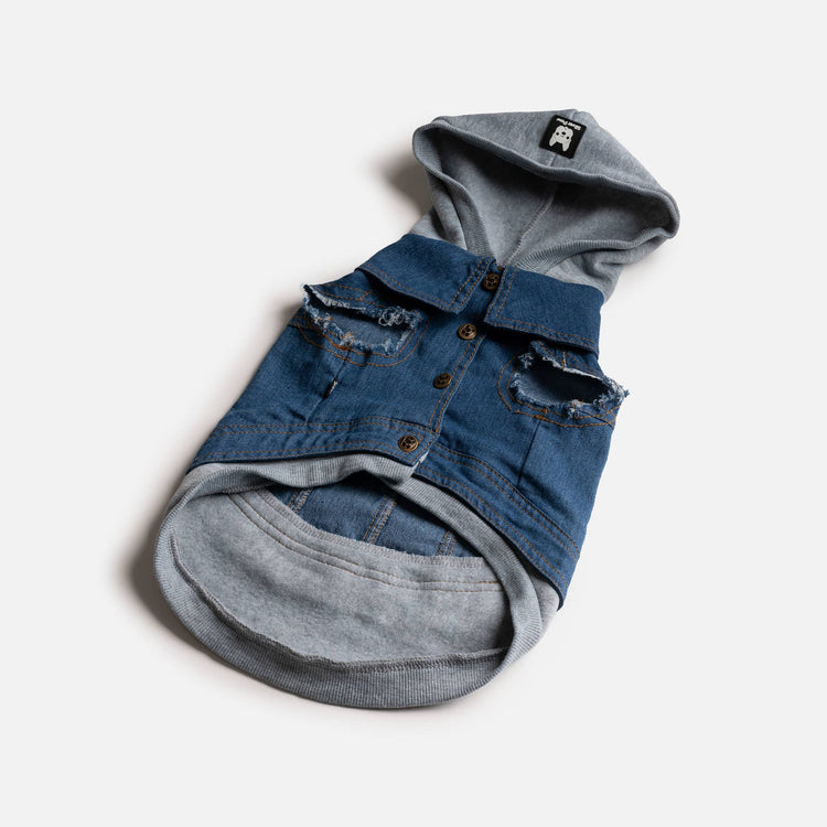 Denim Hoodie Jacket