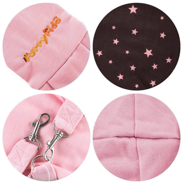 Pink Reversible Puppy Sling