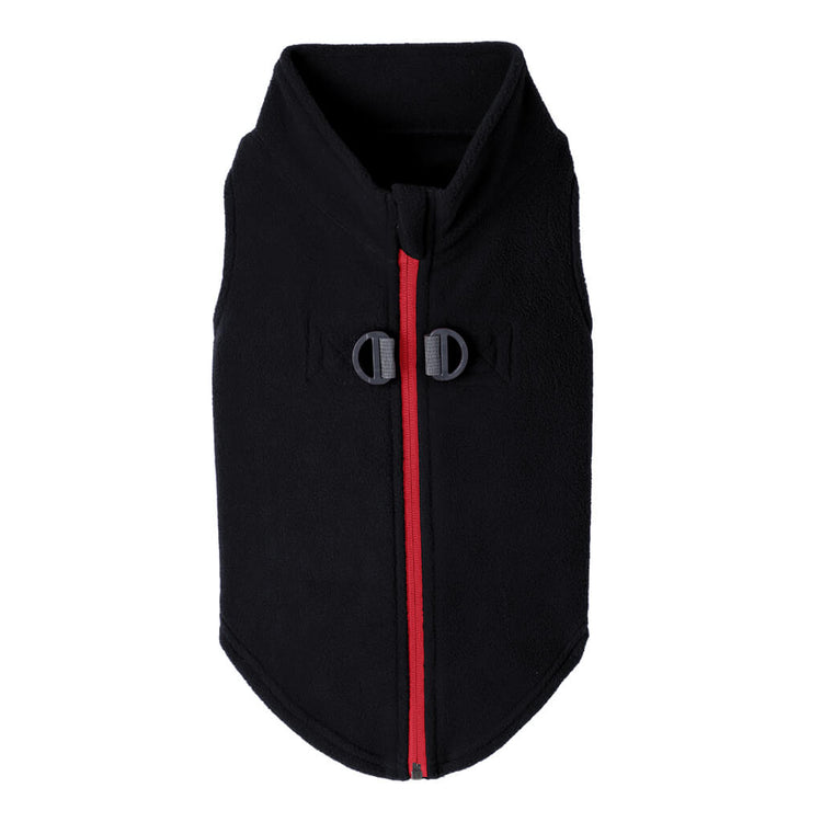 Black Zip & Clip Fleece
