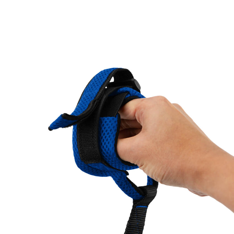 Blue Mesh Handsfree Wristband Lead