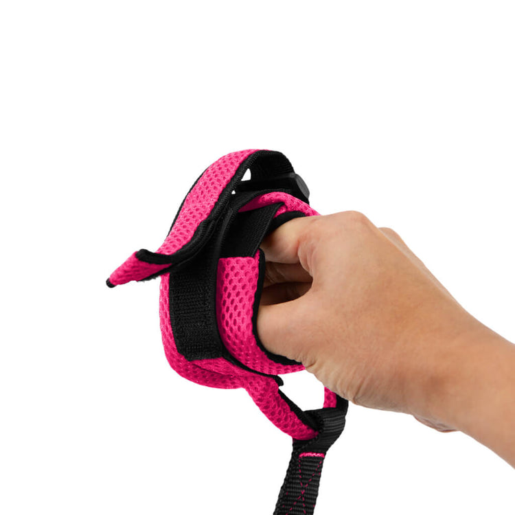 Hot Pink Mesh Handsfree Wristband Lead
