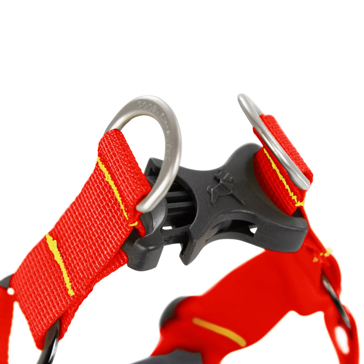 Comfort X Step-In Harness - Navy/Red