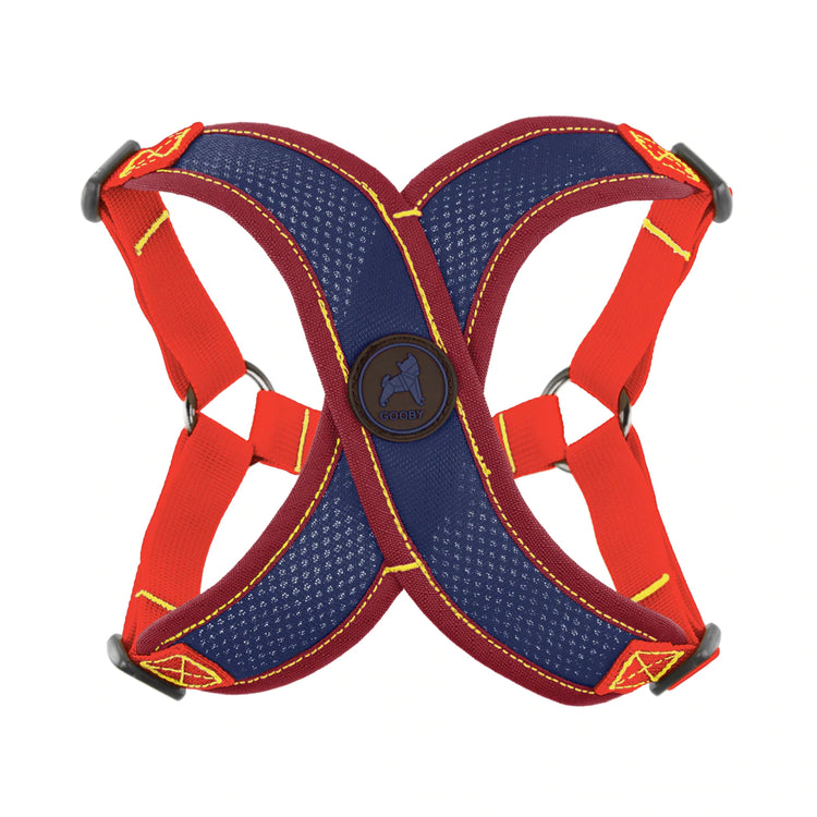 Comfort X Step-In Harness - Navy/Red