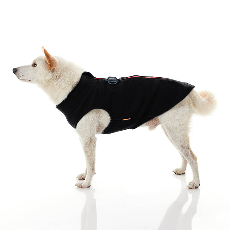 Black Zip & Clip Fleece