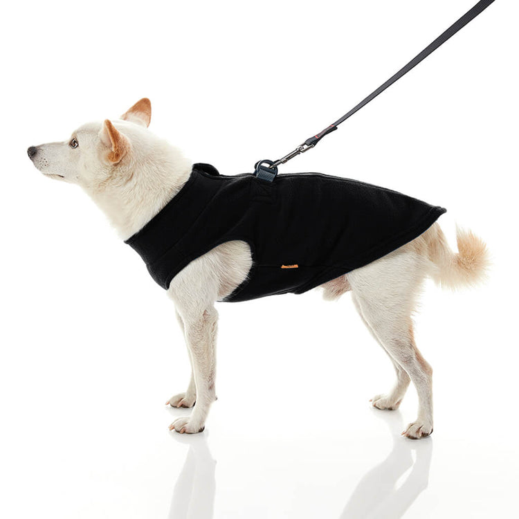 Black Zip & Clip Fleece