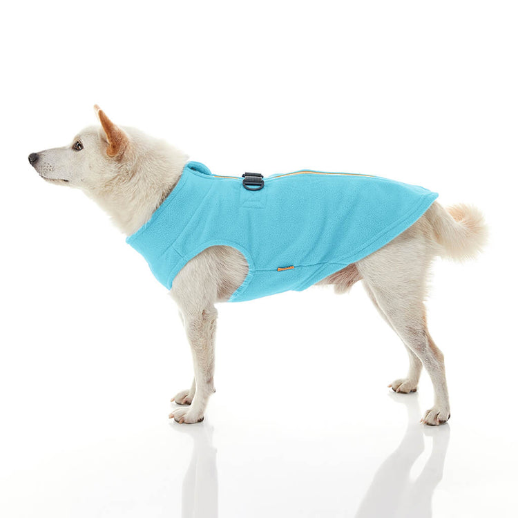 Turquoise Zip & Clip Fleece