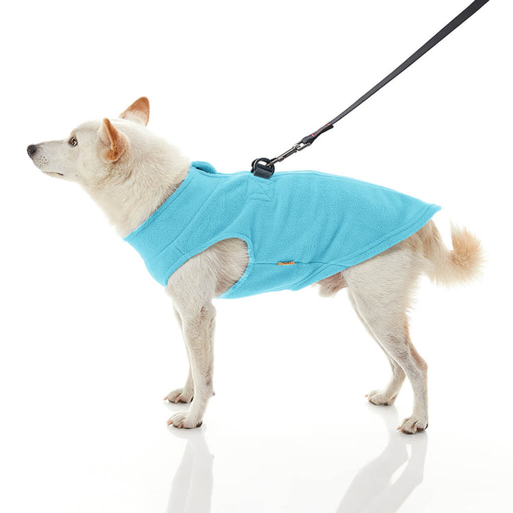 Turquoise Zip & Clip Fleece