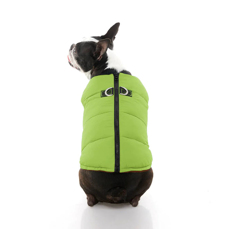 Green Padded Back Clip Vest