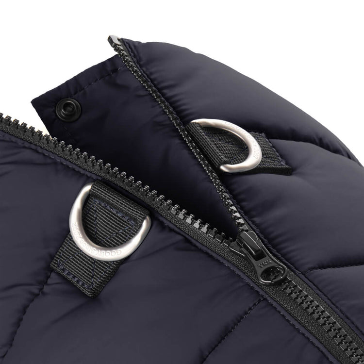 Black Padded Back Clip Vest