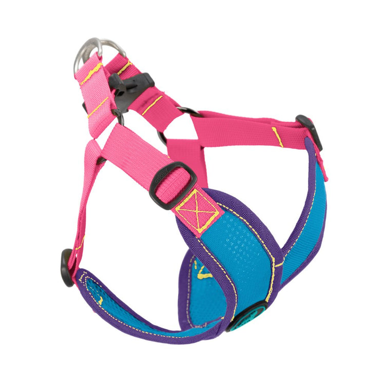 Comfort X Step-In Harness - Pink/Blue
