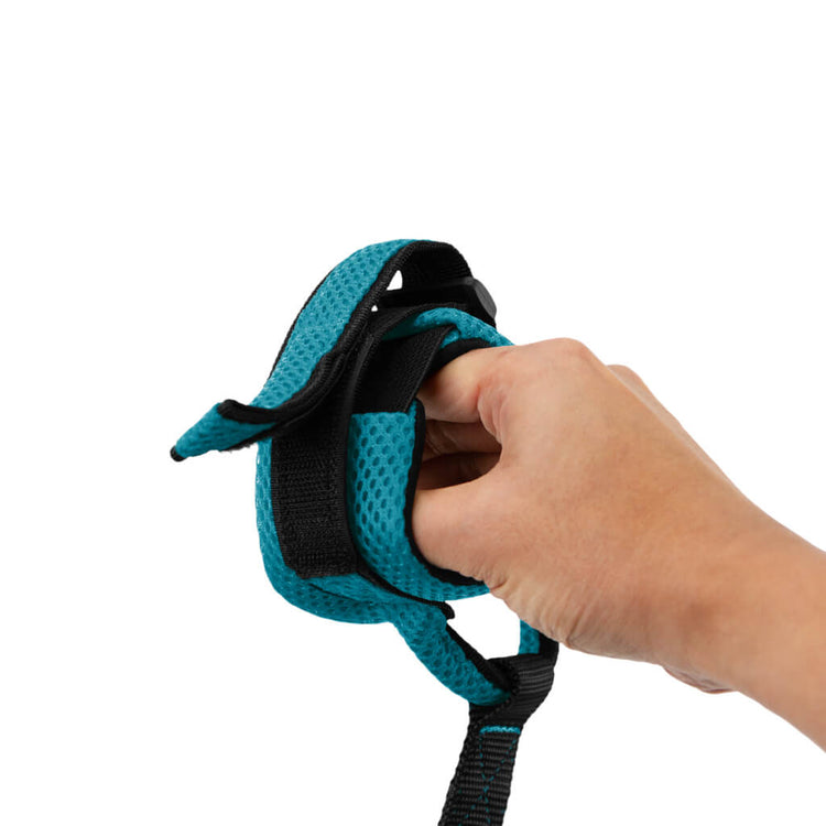 Turquoise Mesh Handsfree Wristband Lead