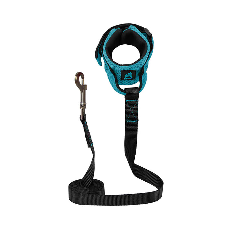 Turquoise Mesh Handsfree Wristband Lead