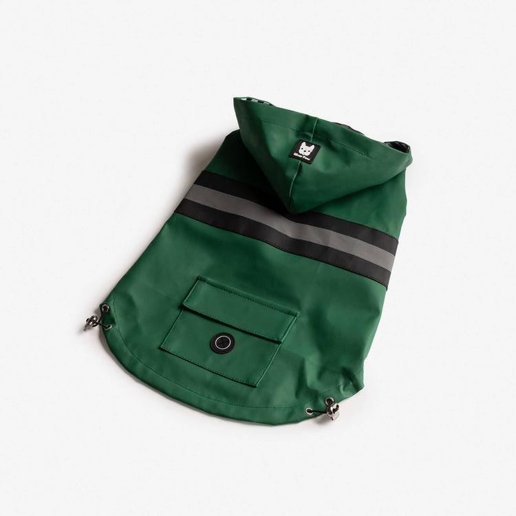 Reflective Green Raincoat