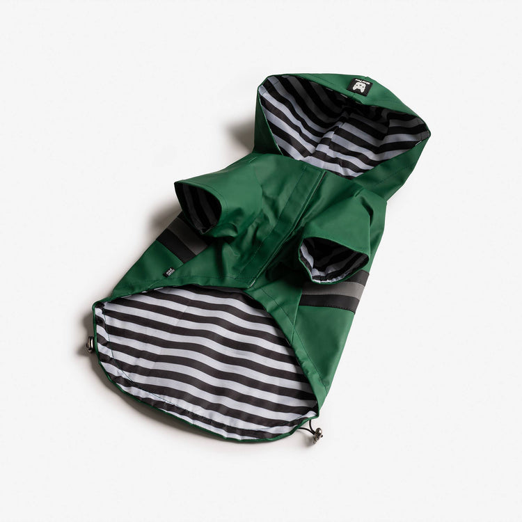 Reflective Green Raincoat