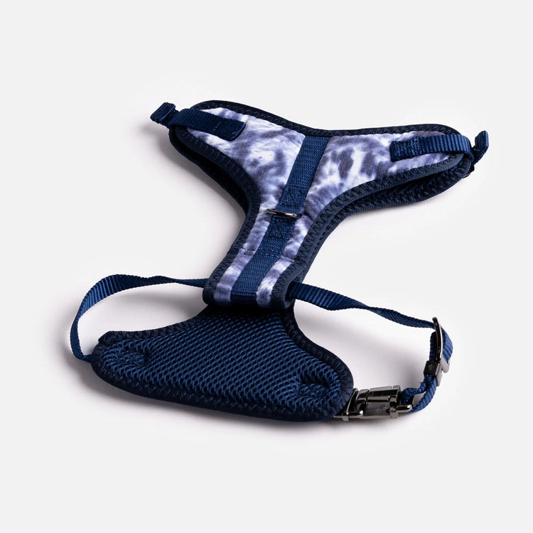 Blue Tie Dye Harness
