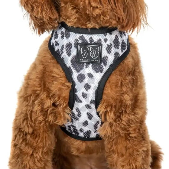 Pretty Peony/Grey Leopard Reversible Harness