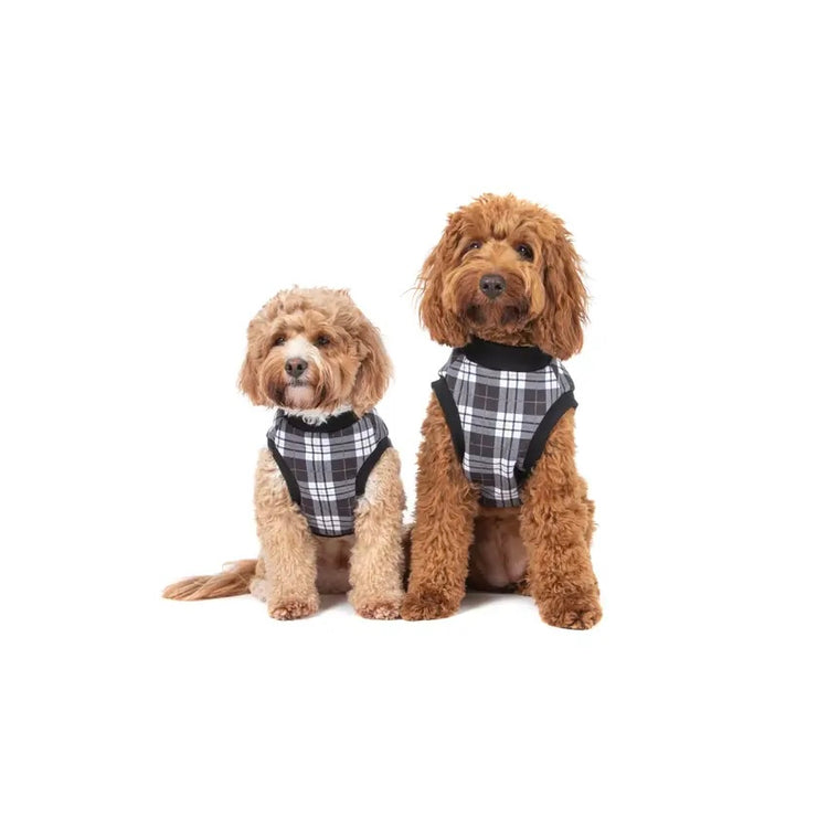 Black Plaid Fleece