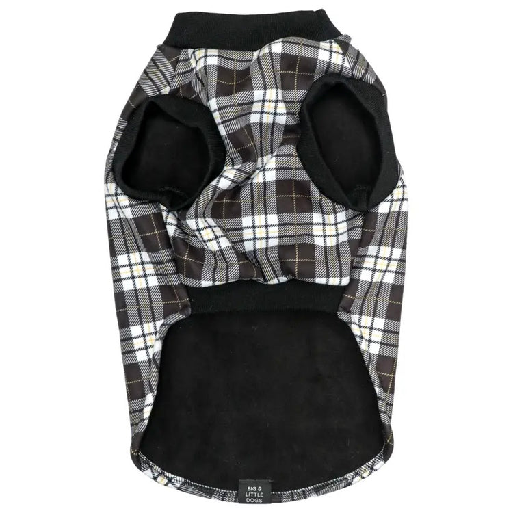 Black Plaid Fleece