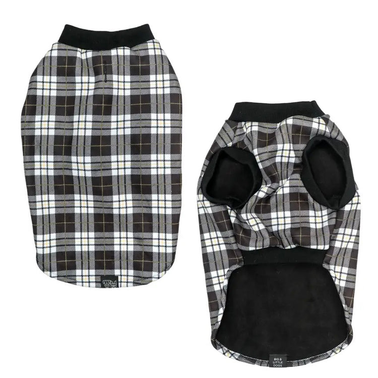 Black Plaid Fleece