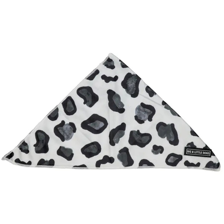 Grey Leopard Bandana