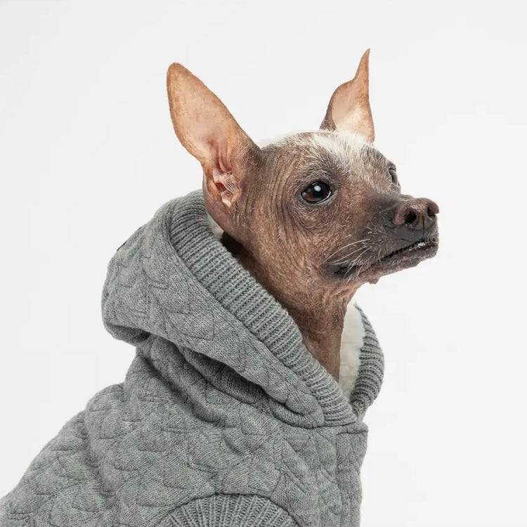 Grey Maxi Hoodie Jacket