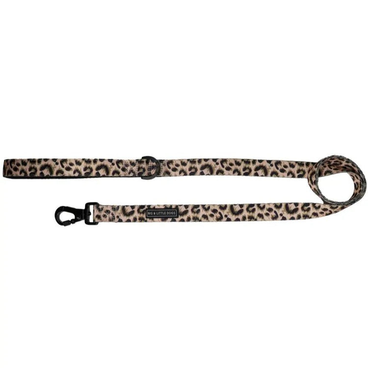 Leopard Print Dog Lead