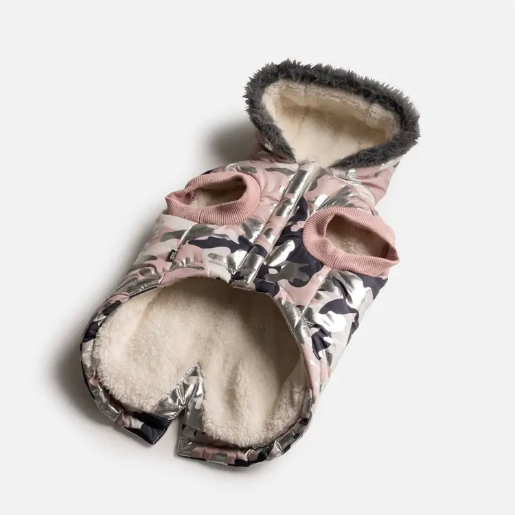 Pink & Silver Camo Coat