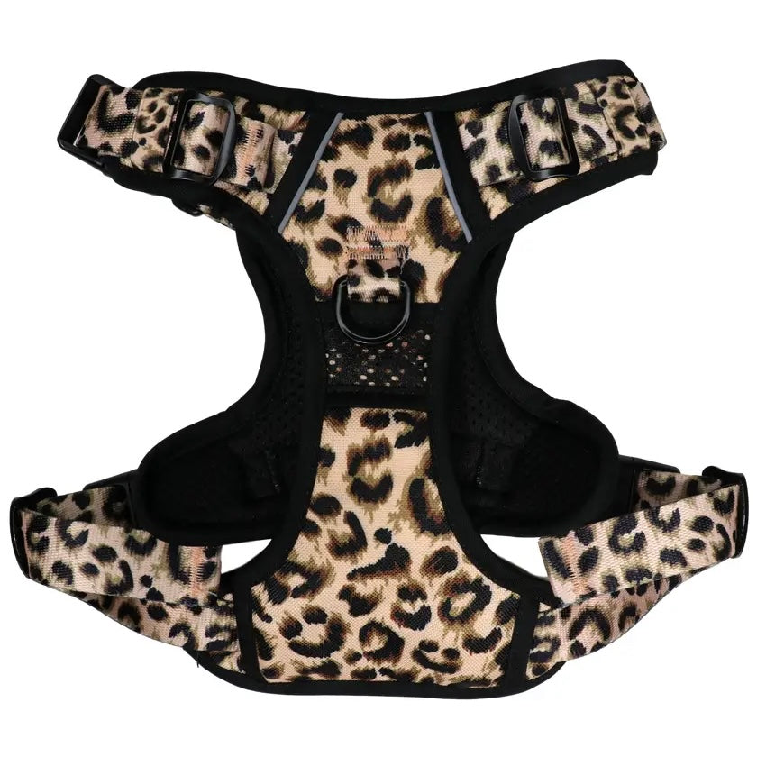 Leopard Print Dog Harness