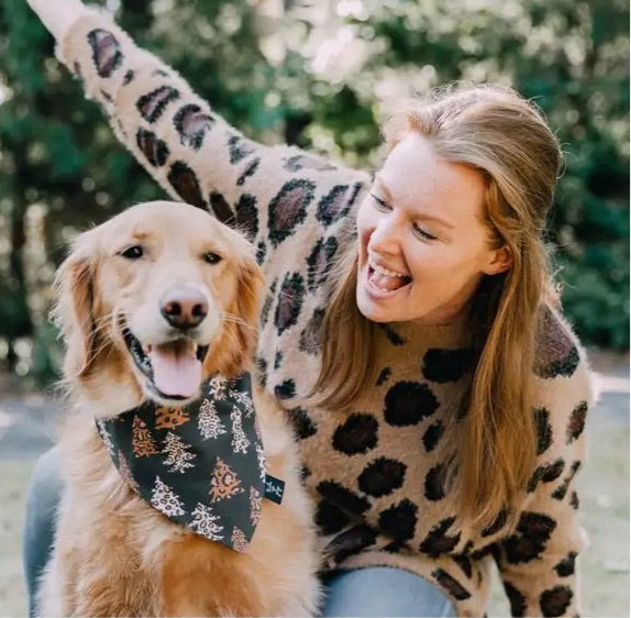 Wild Christmas Tree Dog Bandana
