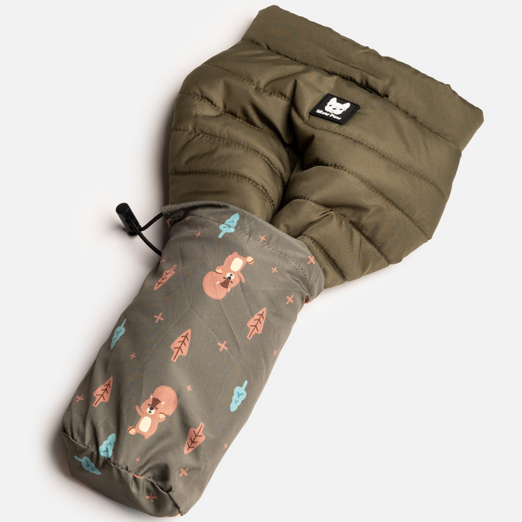 Khaki Woody Puffer Jacket