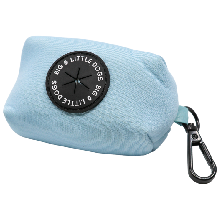Light Blue Poo Bag Pouch