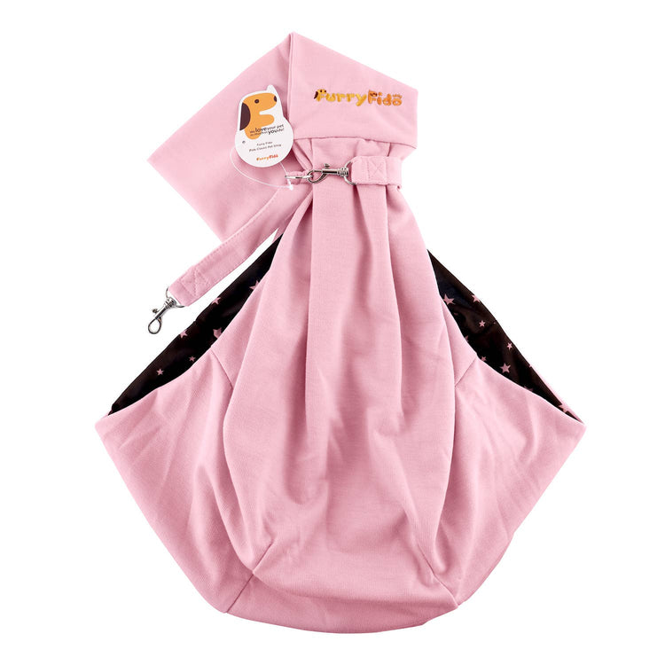 Pink Reversible Puppy Sling