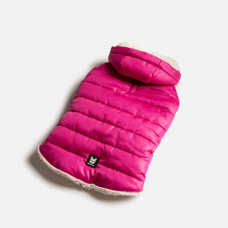 Raspberry Pink Puffer Jacket